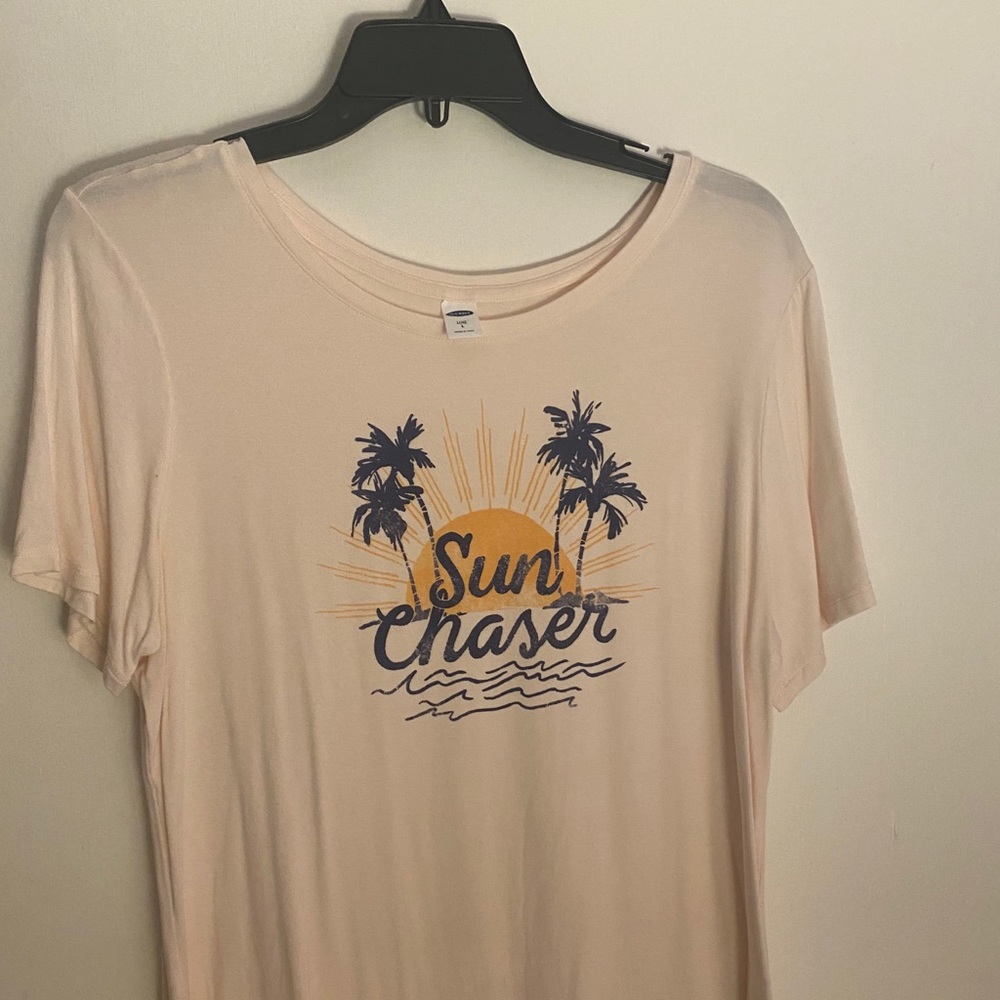 NWOT baby pink T shirt!